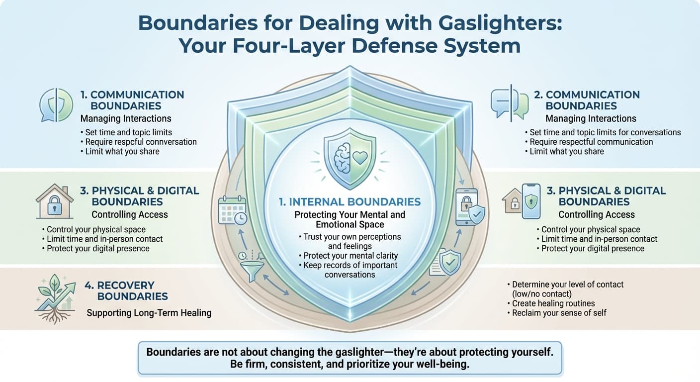 Four Types of Boundaries for Dealing with Gaslighters