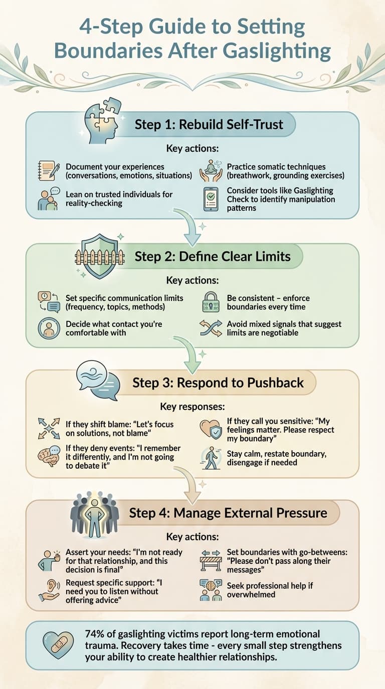 4-Step Guide to Setting Boundaries After Gaslighting