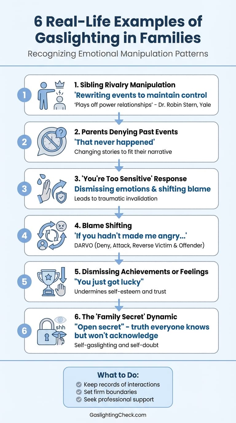 6 Types of Family Gaslighting: Recognition Guide