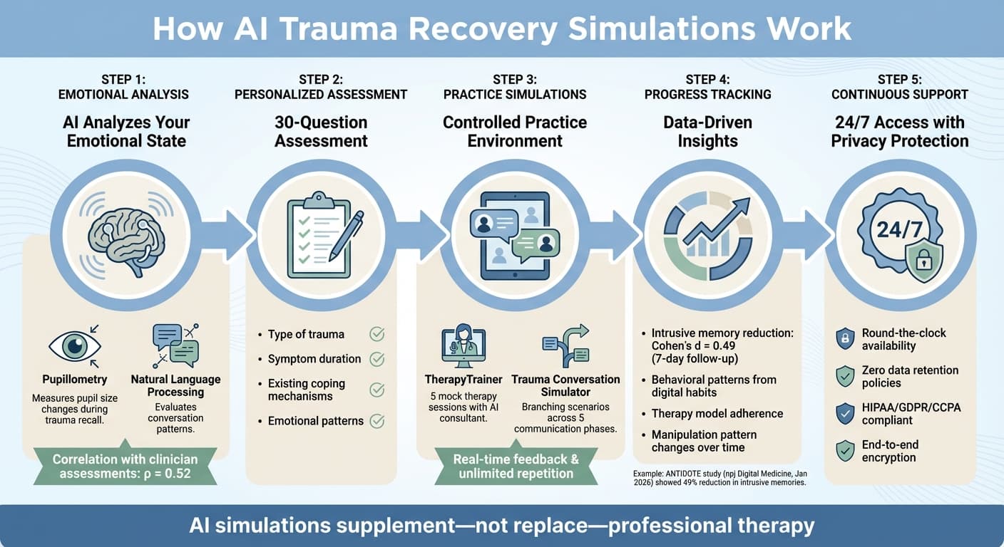 How AI Trauma Recovery Simulations Work: From Analysis to Action