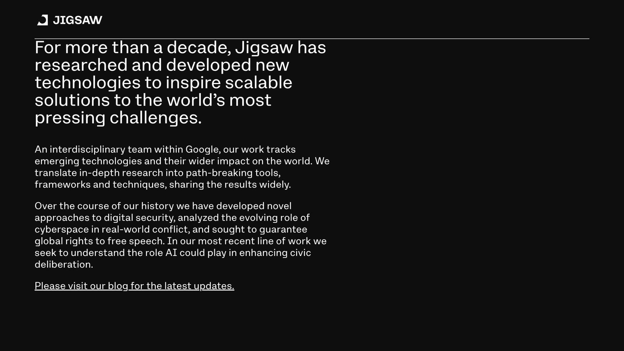 Google's Jigsaw API