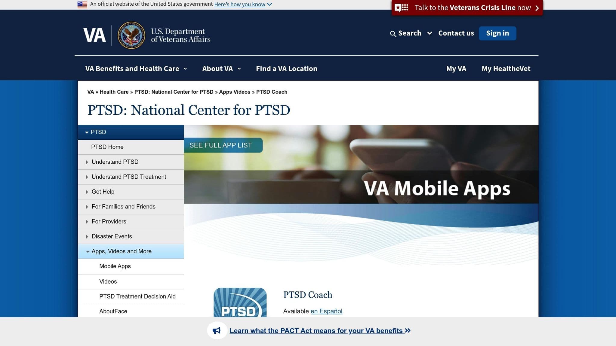 PTSD Coach