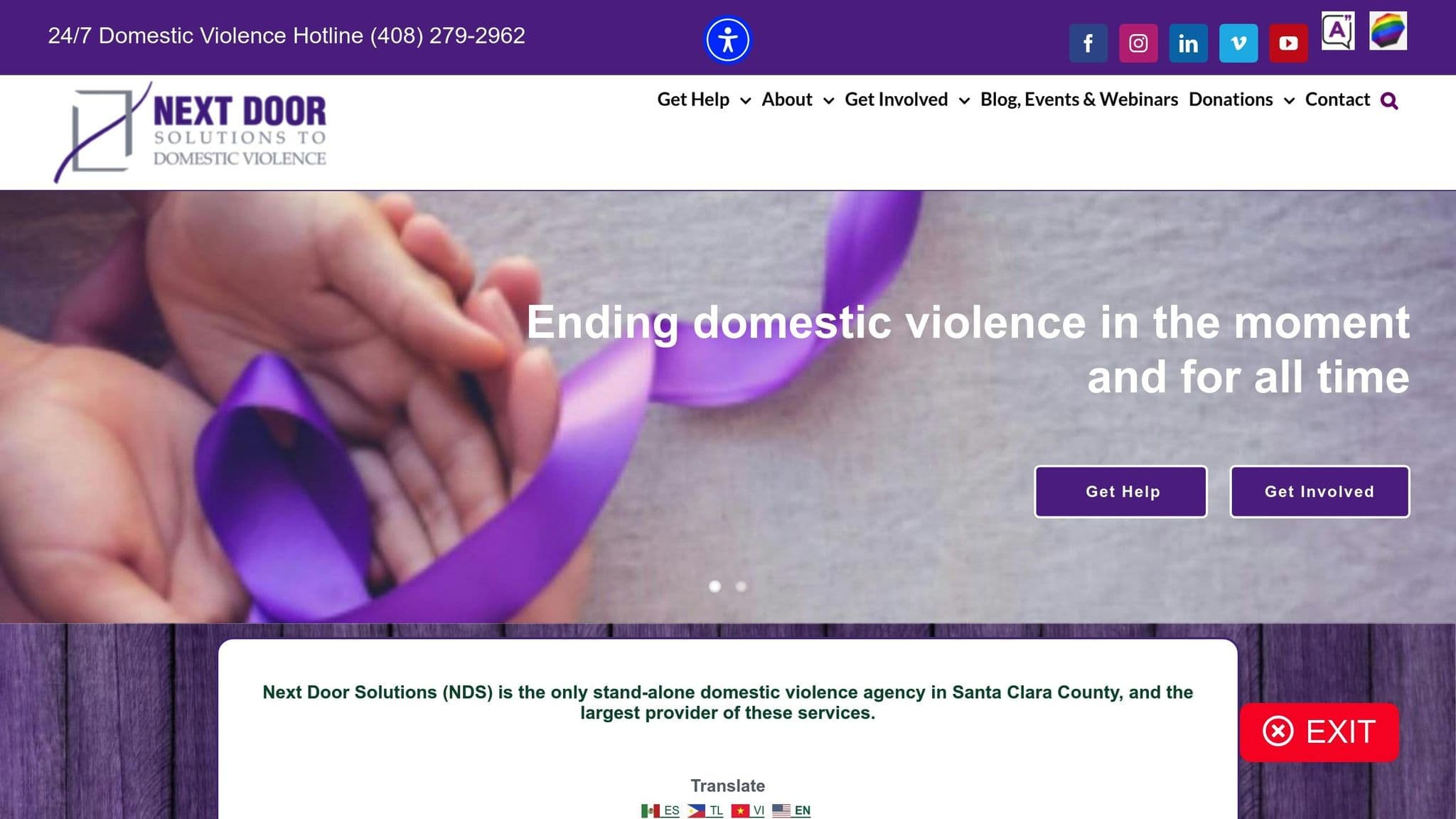 Next Door Solutions to Domestic Violence