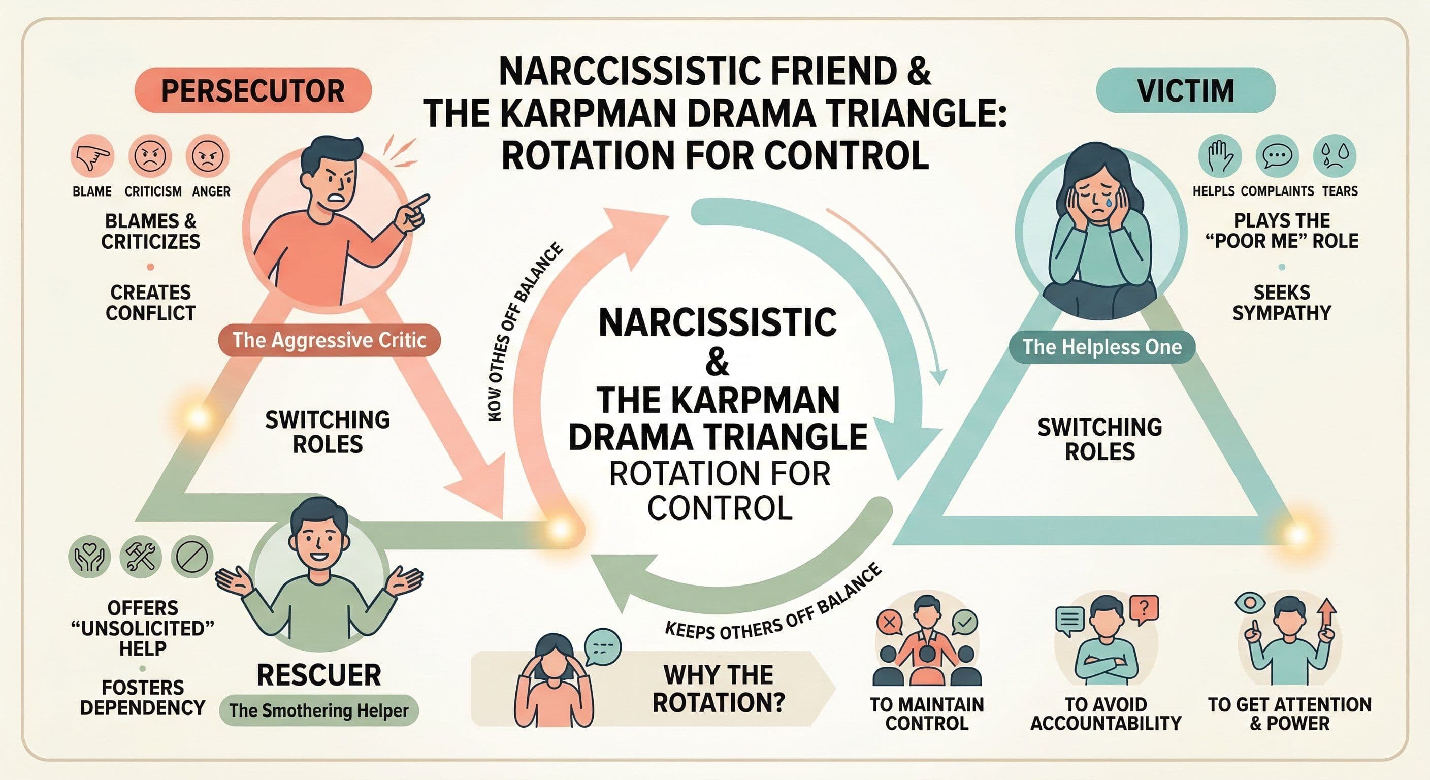 Friend Triangle Narcissistic Triangulation in Friendships: Signs and How to Respond